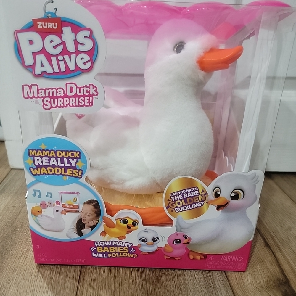 Pets Alive Mama Duck Surprise - White
